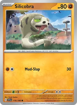 Silicobra, card 119 from Scarlet & Violet