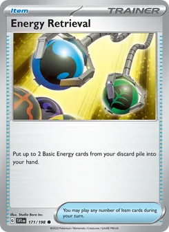 Energy Retrieval, card 171 from Scarlet & Violet
