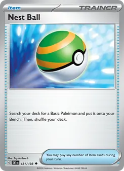 Nest Ball, card 181 from Scarlet & Violet
