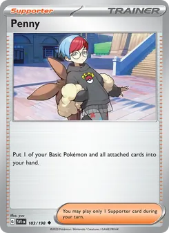 Penny, card 183 from Scarlet & Violet