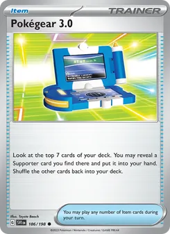 Pokégear 3.0, card 186 from Scarlet & Violet