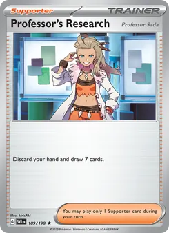 Professor's Research, card 189 from Scarlet & Violet
