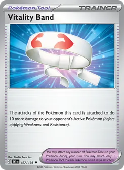 Vitality Band, card 197 from Scarlet & Violet