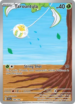 Tarountula, card 199 from Scarlet & Violet