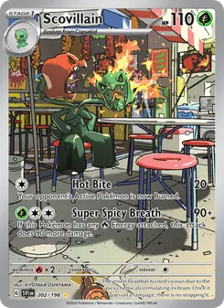 Scovillain, card 202 from Scarlet & Violet