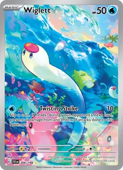Wiglett, card 206 from Scarlet & Violet