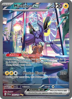 Miraidon ex, card 244 from Scarlet & Violet