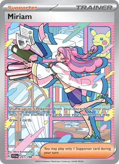 Miriam, card 251 from Scarlet & Violet