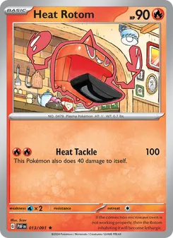 Heat Rotom, card 013 from Paldean Fates