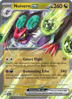 Noivern ex, card 069 from Paldean Fates