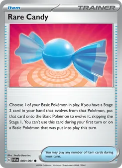 Rare Candy, card 089 from Paldean Fates