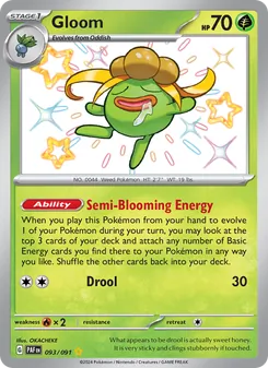 Gloom, card 093 from Paldean Fates