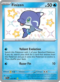 Finizen, card 123 from Paldean Fates