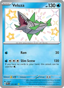 Veluza, card 125 from Paldean Fates