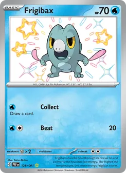 Frigibax, card 128 from Paldean Fates