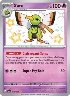 Xatu, card 152 from Paldean Fates