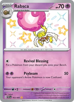 Rabsca, card 163 from Paldean Fates
