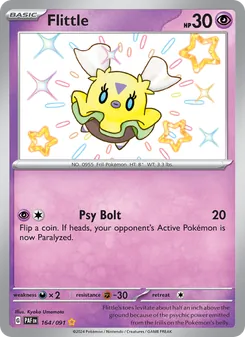 Flittle, card 164 from Paldean Fates