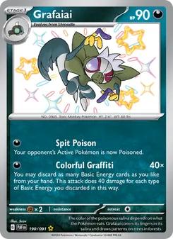 Grafaiai, card 190 from Paldean Fates