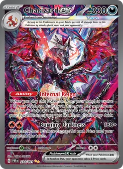 Charizard ex, card 234 from Paldean Fates