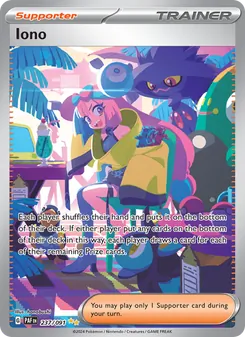Iono, card 237 from Paldean Fates