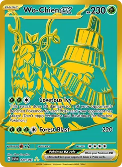 Wo-Chien ex, card 240 from Paldean Fates