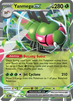 Yanmega ex, card 003 from Destined Rivals