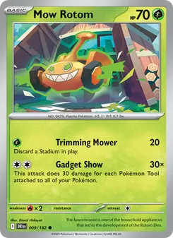 Mow Rotom, card 009 from Destined Rivals