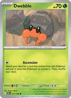 Dwebble, card 011 from Destined Rivals