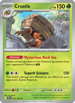 Crustle, card 012 from Destined Rivals