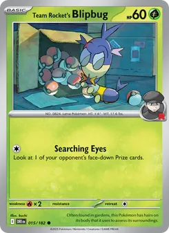 Team Rocket's Blipbug, card 015 from Destined Rivals