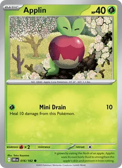 Applin, card 016 from Destined Rivals