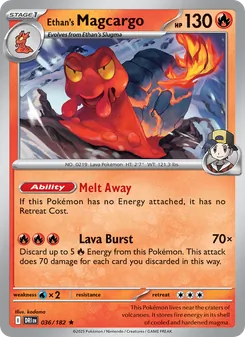 Ethan's Magcargo, card 036 from Destined Rivals