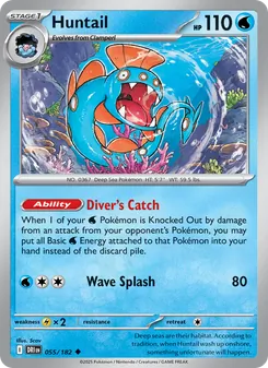 Huntail, card 055 from Destined Rivals