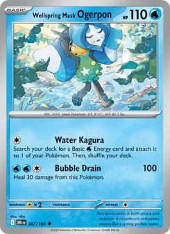 Wellspring Mask Ogerpon, card 067 from Destined Rivals