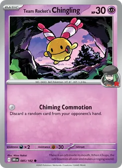 Team Rocket's Chingling, card 085 from Destined Rivals