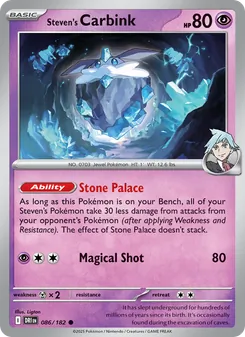 Steven's Carbink, card 086 from Destined Rivals
