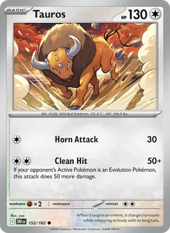 Tauros, card 152 from Destined Rivals