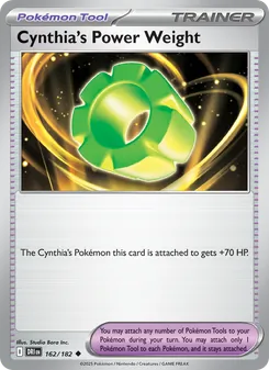 Cynthia's Power Weight, card 162 from Destined Rivals