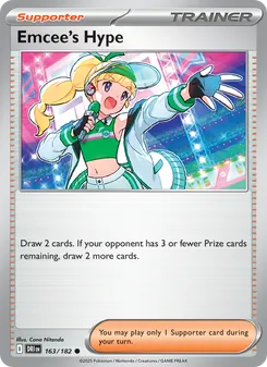 Emcee's Hype, card 163 from Destined Rivals