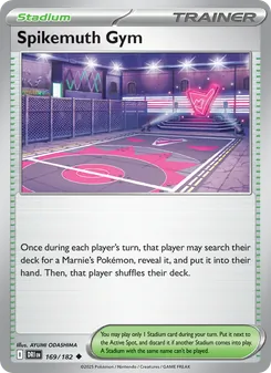 Spikemuth Gym, card 169 from Destined Rivals