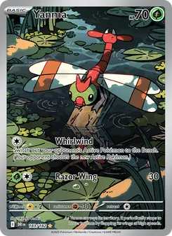 Yanma, card 183 from Destined Rivals