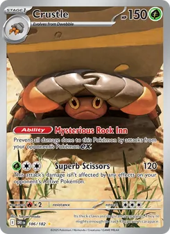Crustle, card 186 from Destined Rivals