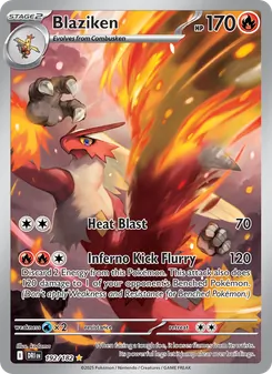Blaziken, card 192 from Destined Rivals