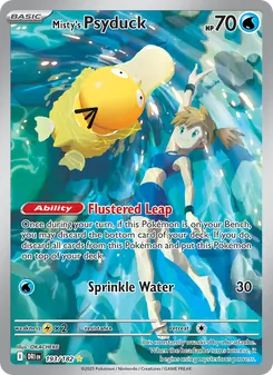 Misty's Psyduck, card 193 from Destined Rivals