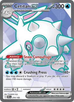 Cetitan ex, card 210 from Destined Rivals
