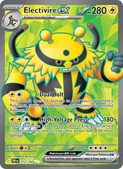 Electivire ex, card 212 from Destined Rivals