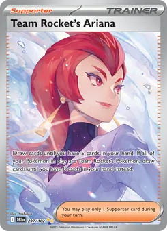 Team Rocket's Ariana, card 237 from Destined Rivals