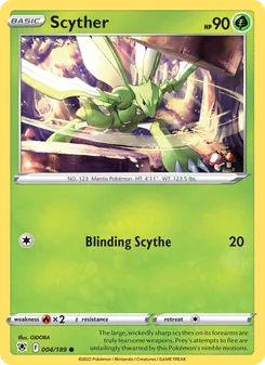 Scyther, card 004 from Astral Radiance