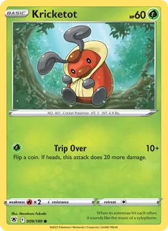 Kricketot, card 009 from Astral Radiance